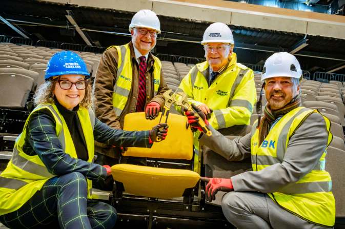 Final seat fixing marks key milestone for £45.8m venue